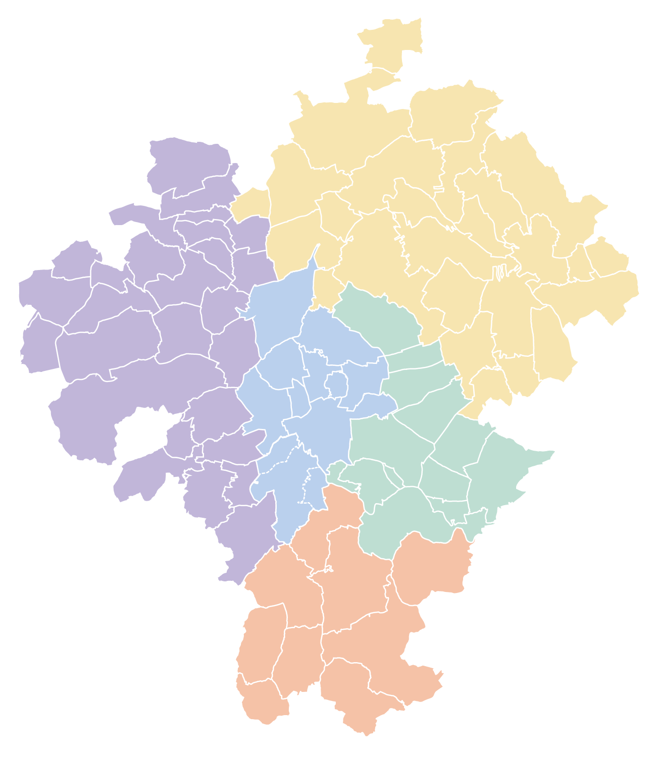 Regionen