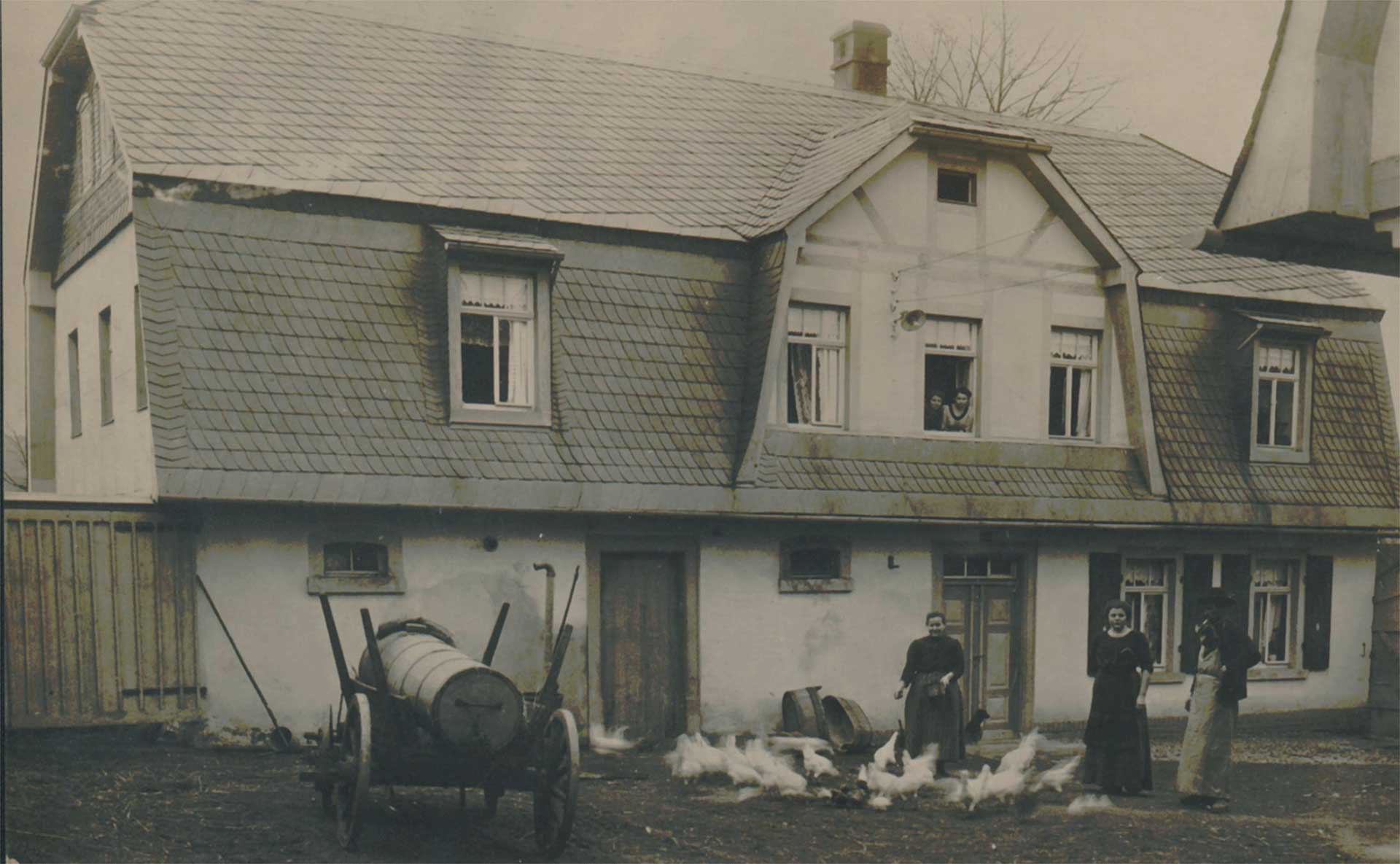 historische Aufnahme Bauerngut Rödlitz